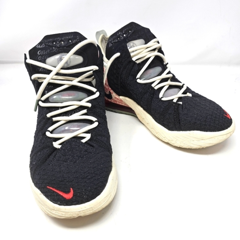 Nike LeBron XVIII‎ GOAT Black Red White Basketball CQ9283 008 Size 6.5 No Box.